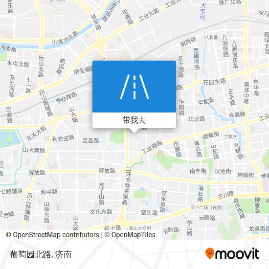 葡萄园北路地图