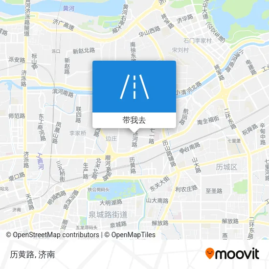 历黄路地图