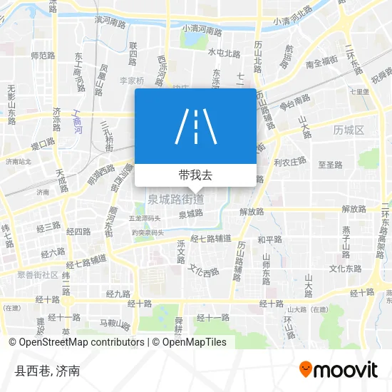 县西巷地图