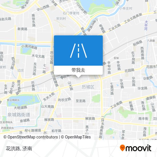 花洪路地图
