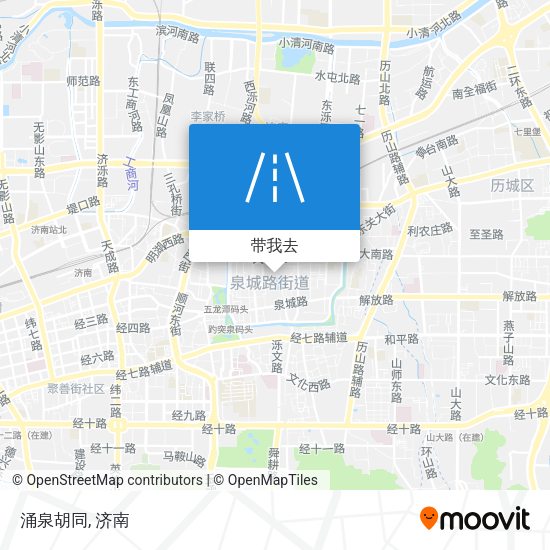 涌泉胡同地图