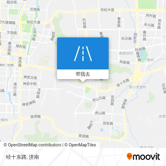 经十东路地图