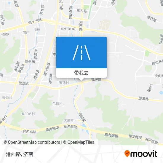 港西路地图