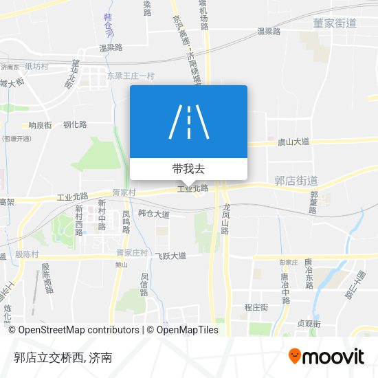 郭店立交桥西地图