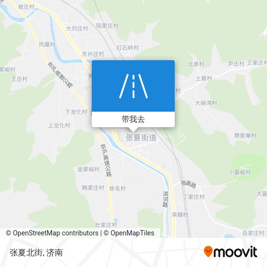 张夏北街地图