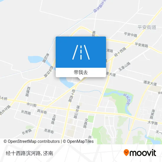 经十西路滨河路地图