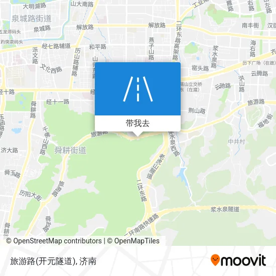 旅游路(开元隧道)地图