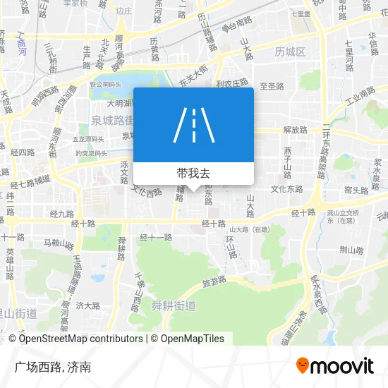 广场西路地图