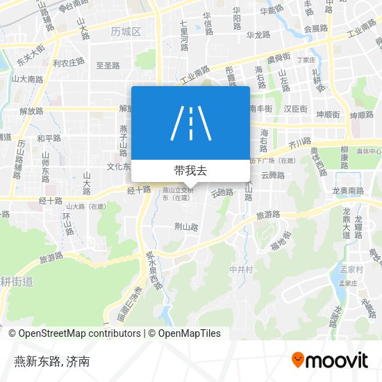 燕新东路地图