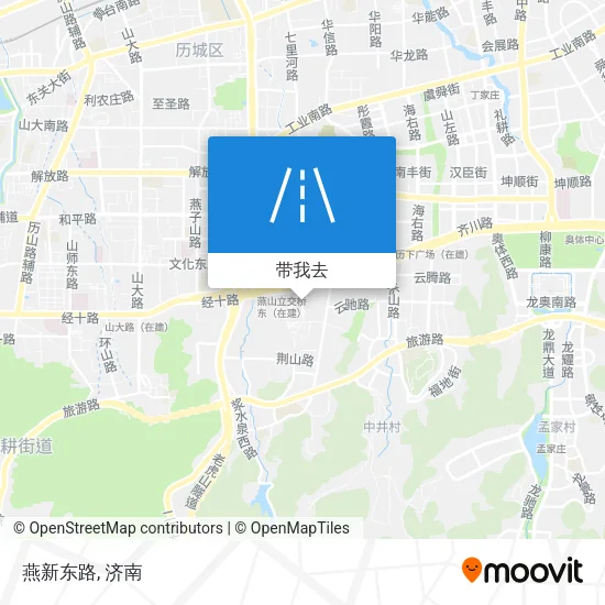 燕新东路地图