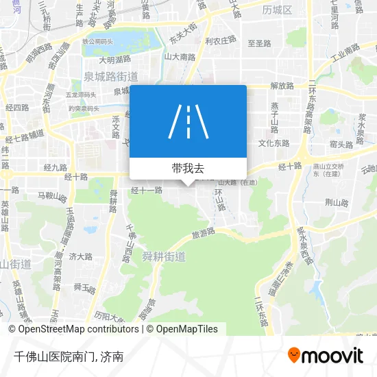 千佛山医院南门地图