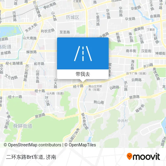 二环东路Brt车道地图