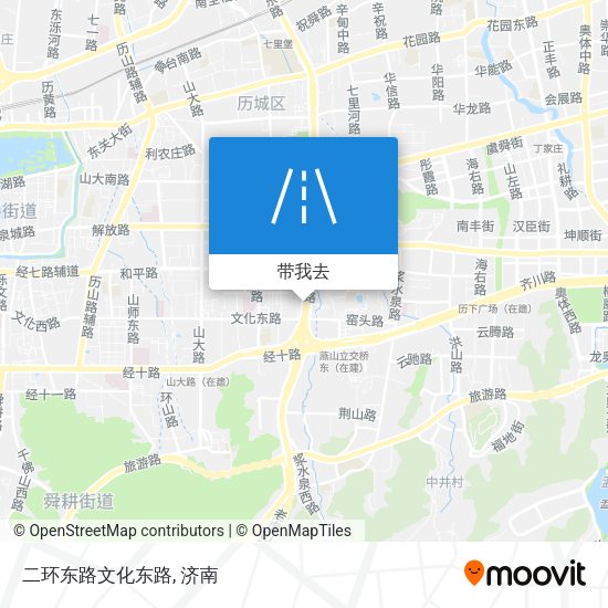 二环东路文化东路地图