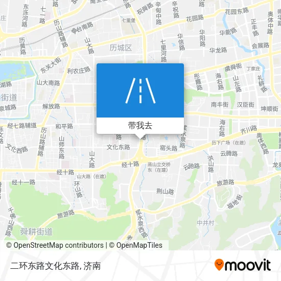 二环东路文化东路地图