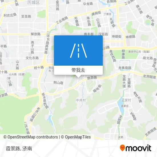 霞景路地图