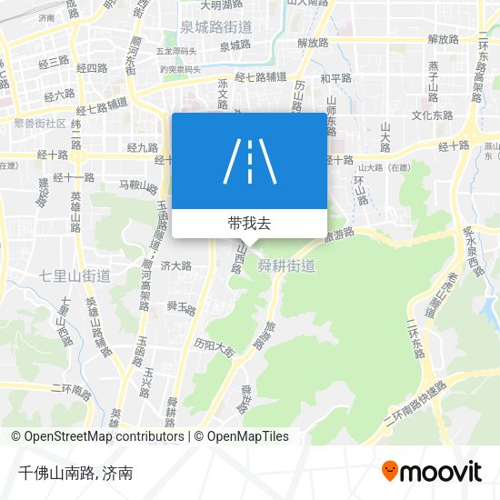千佛山南路地图