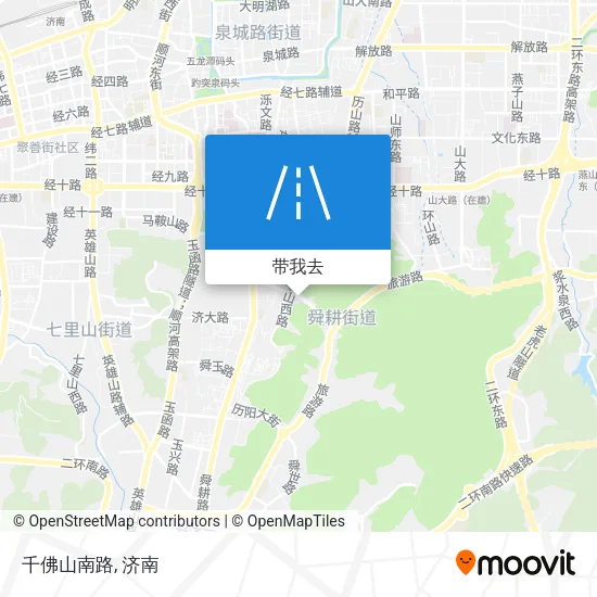 千佛山南路地图