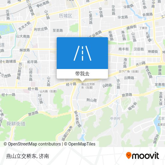 燕山立交桥东地图