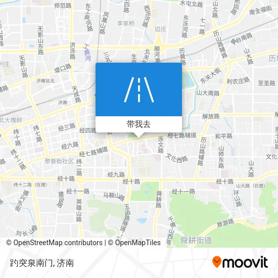 趵突泉南门地图