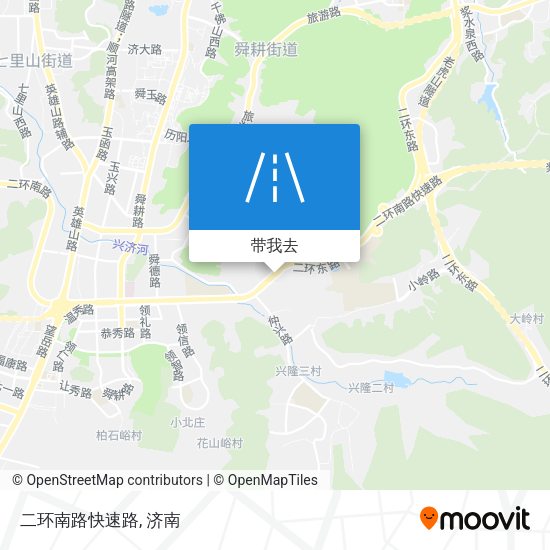 二环南路快速路地图