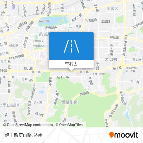 经十路历山路地图