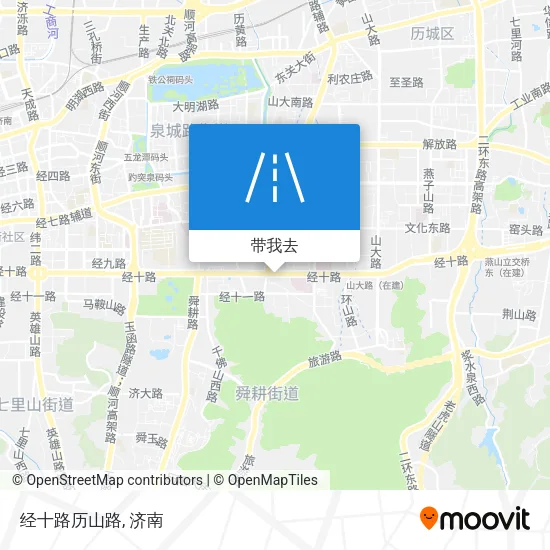 经十路历山路地图