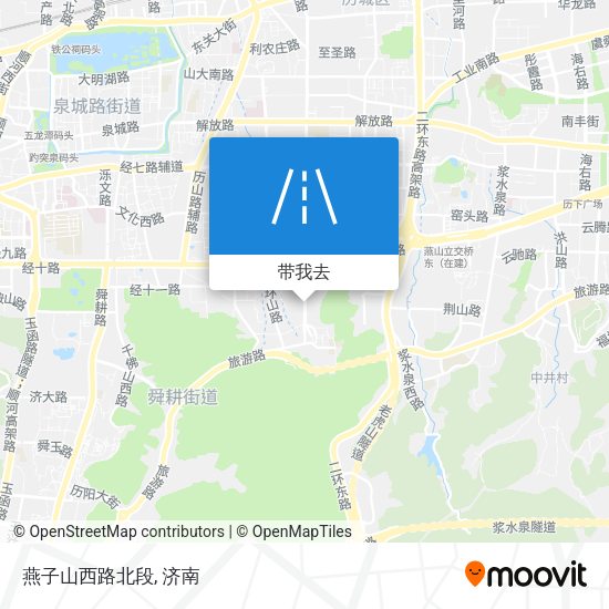 燕子山西路北段地图