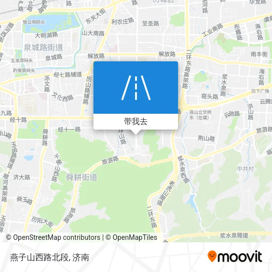 燕子山西路北段地图