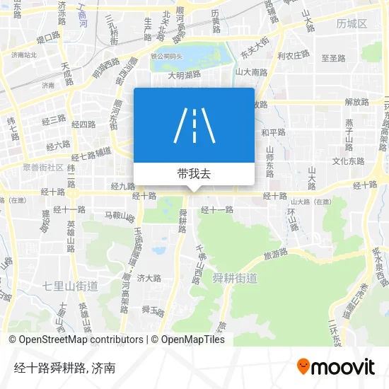 经十路舜耕路地图