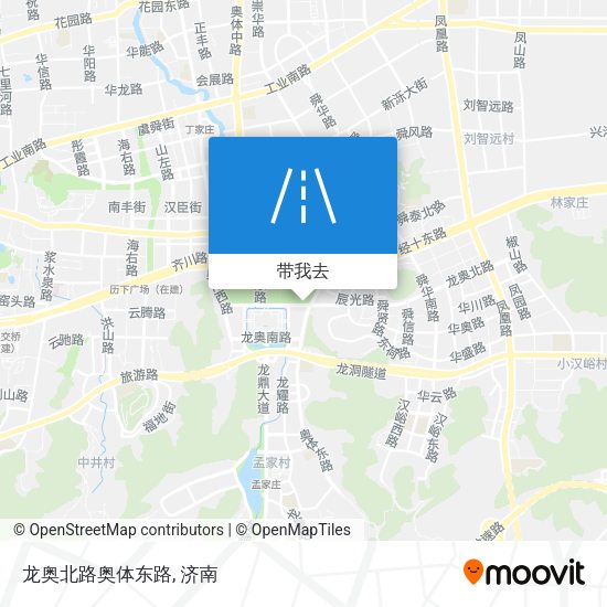 龙奥北路奥体东路地图