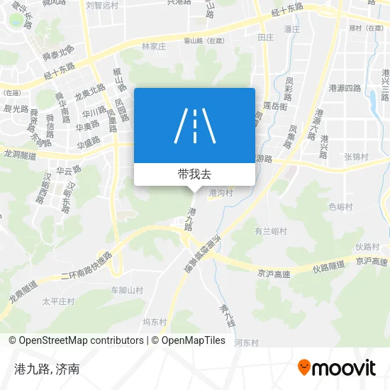 港九路地图