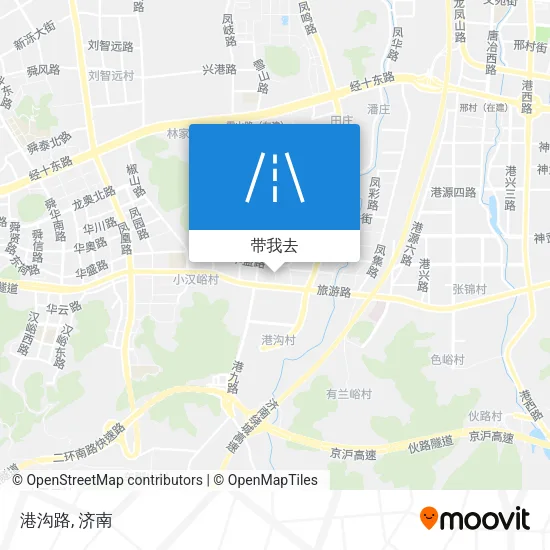 港沟路地图