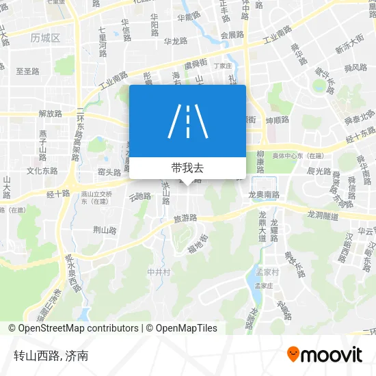 转山西路地图