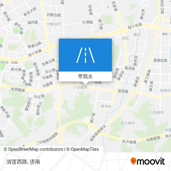 清莲西路地图