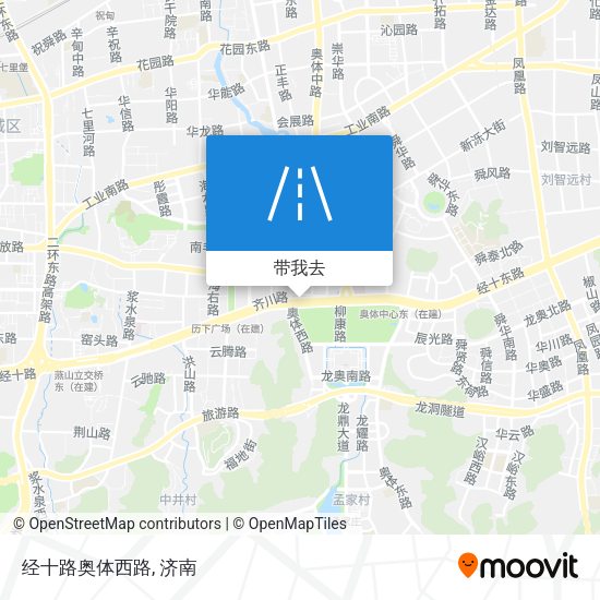 经十路奥体西路地图