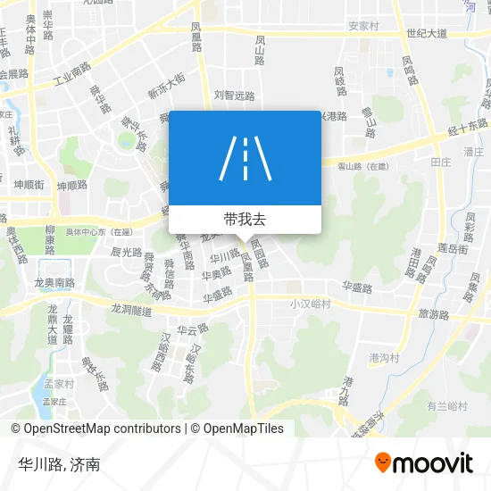 华川路地图