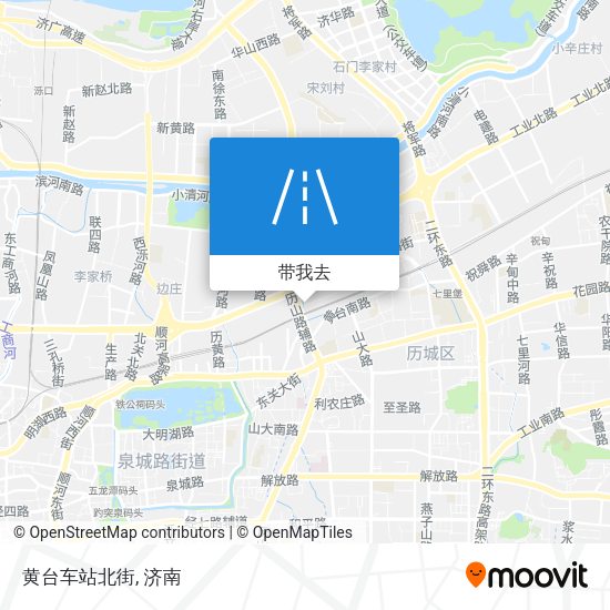黄台车站北街地图