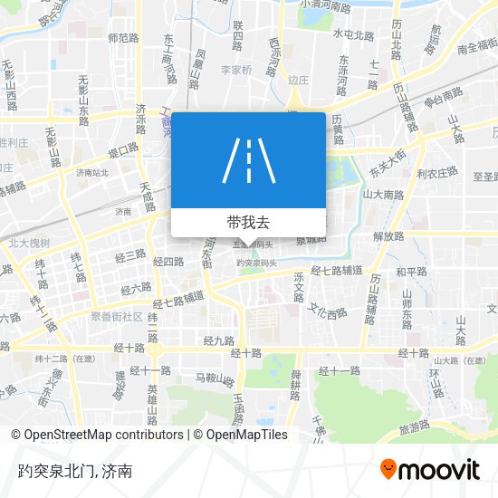 趵突泉北门地图