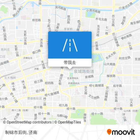 制锦市后街地图