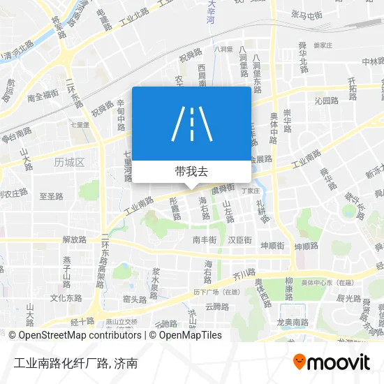 工业南路化纤厂路地图