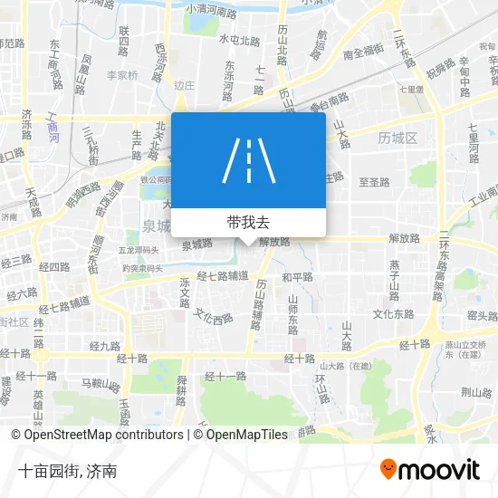 十亩园街地图