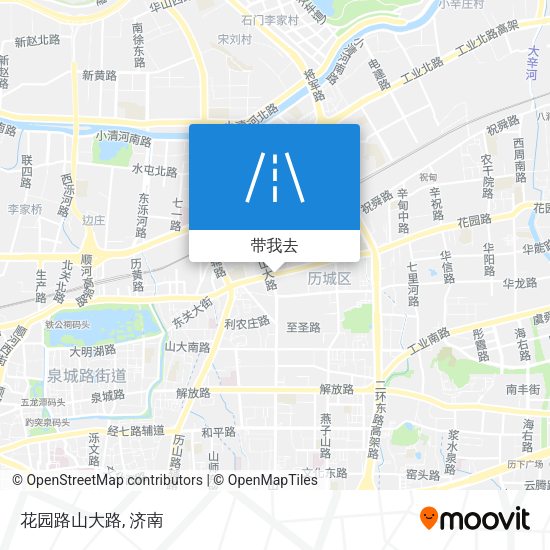 花园路山大路地图