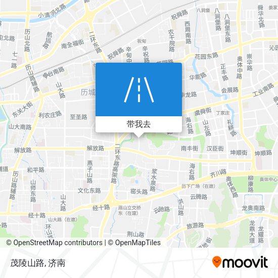 茂陵山路地图