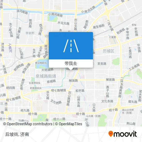 后坡街地图