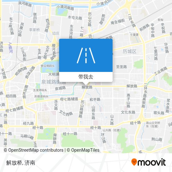 解放桥地图
