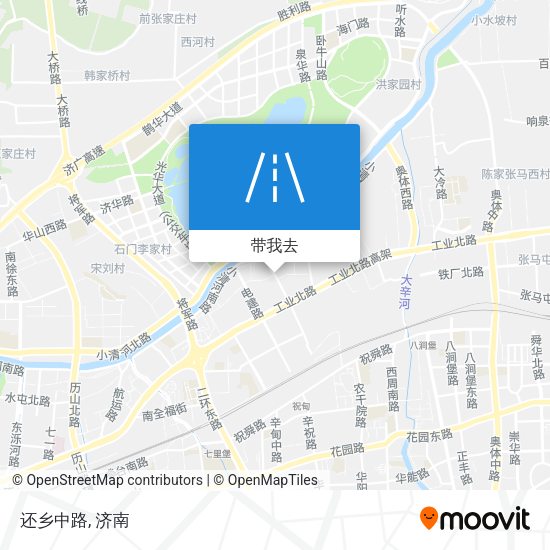 还乡中路地图
