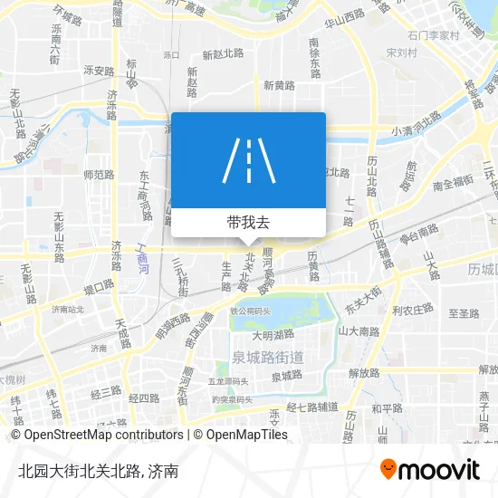 北园大街北关北路地图