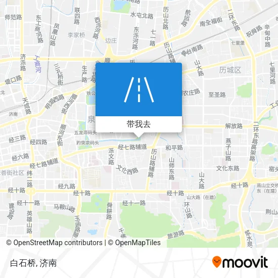 白石桥地图