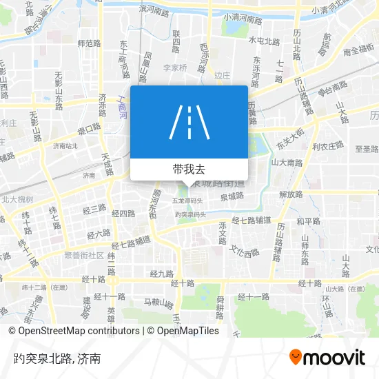 趵突泉北路地图