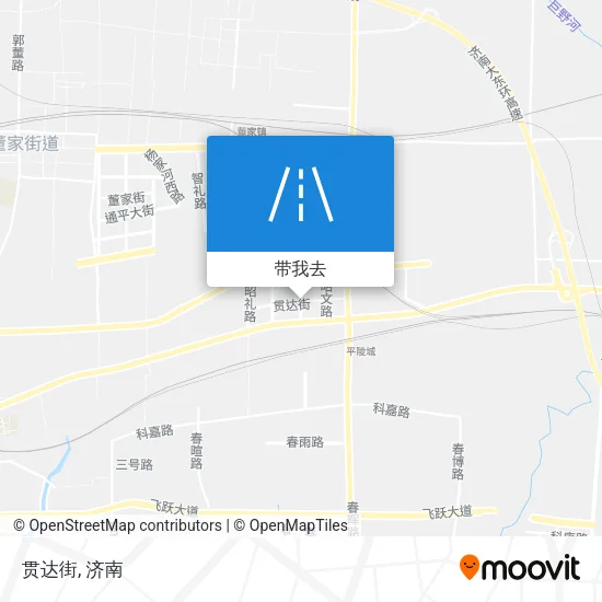 贯达街地图